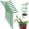 Belit 12 Pack Plant Support Stake, Half Round Plant Support