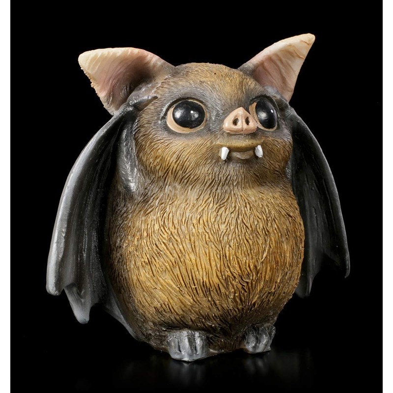 Three Wise Bat Figures - See Nothing, Hear Nothing, See