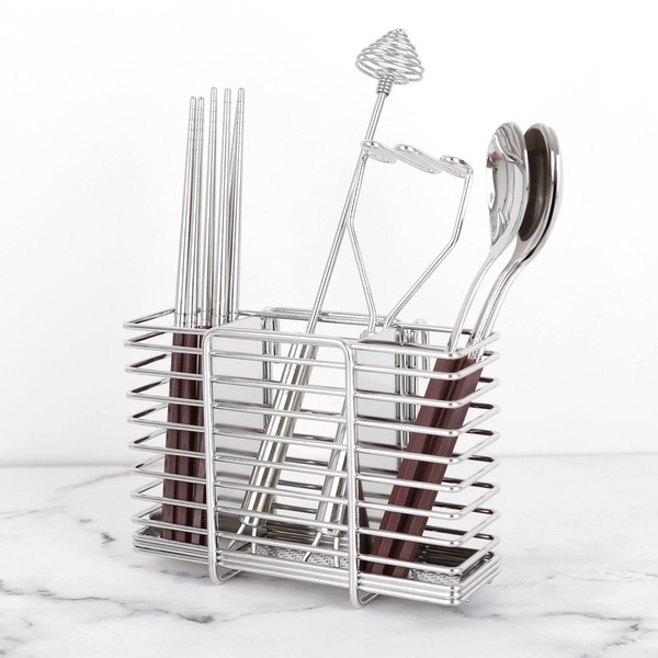 Login All Stainless Steel 3-hole cutlery container (U-shaped / E-shaped),