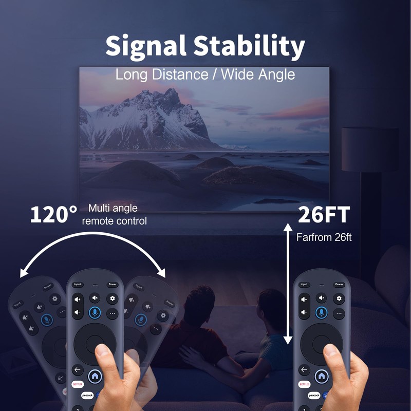 Snrigw Replacement Voice Remote Control for Element/Pioneer/XUMO MG3-R34010 TVs Compatible