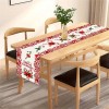 1pc Christmas Candy Cane Table Runner Merry Christmas Table Decor