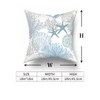 Sweetshow Nautical Coastal Throw Pillow Covers 12x12 Inch Summer Ocean