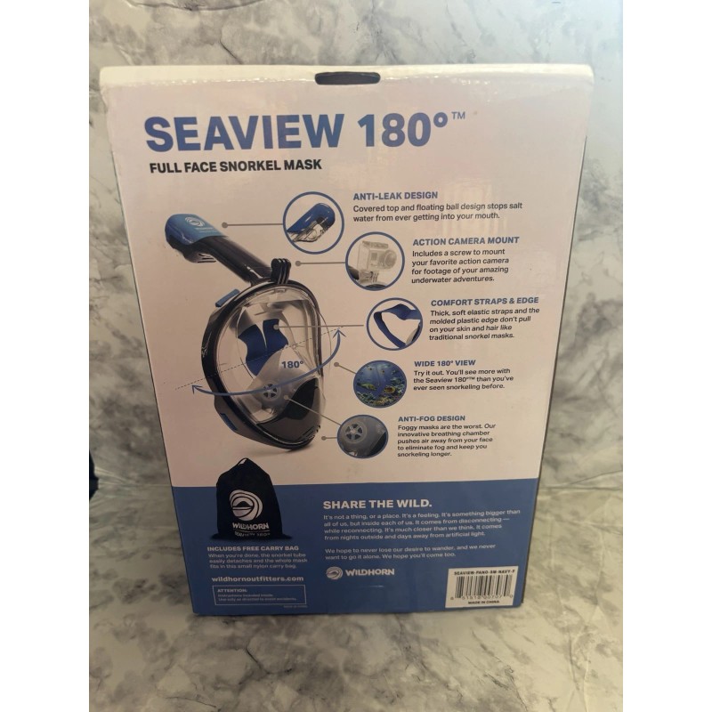 Wildhorn Seaview 180 Full Face Snorkel Mask