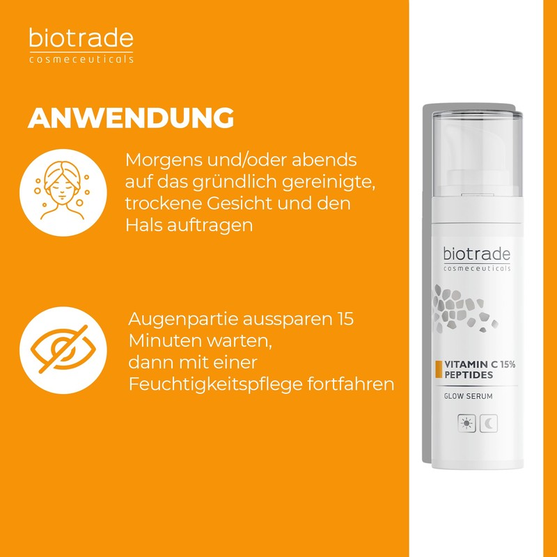 Biotrade Glow Face Serum with 15% Vitamin C & Peptides