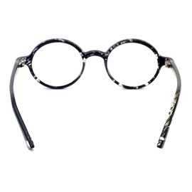 Calabria R421 Unisex Vintage Oval Reading Glasses Incredibly Lightweight and Comfortable in Smoke +2.25