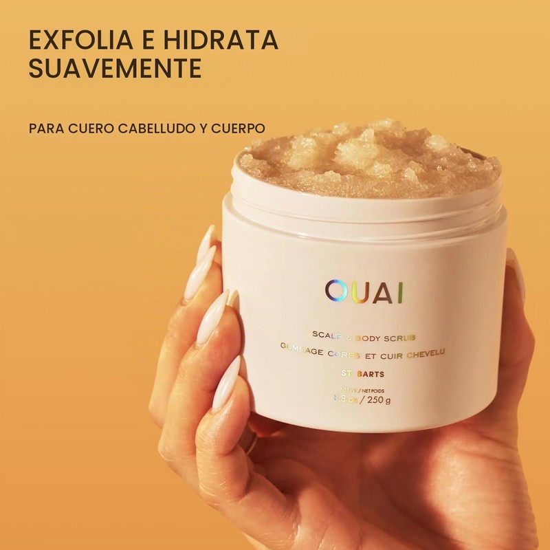 Ouai- Exfoliante corporal y para el cuero cabelludo, St. Barts: