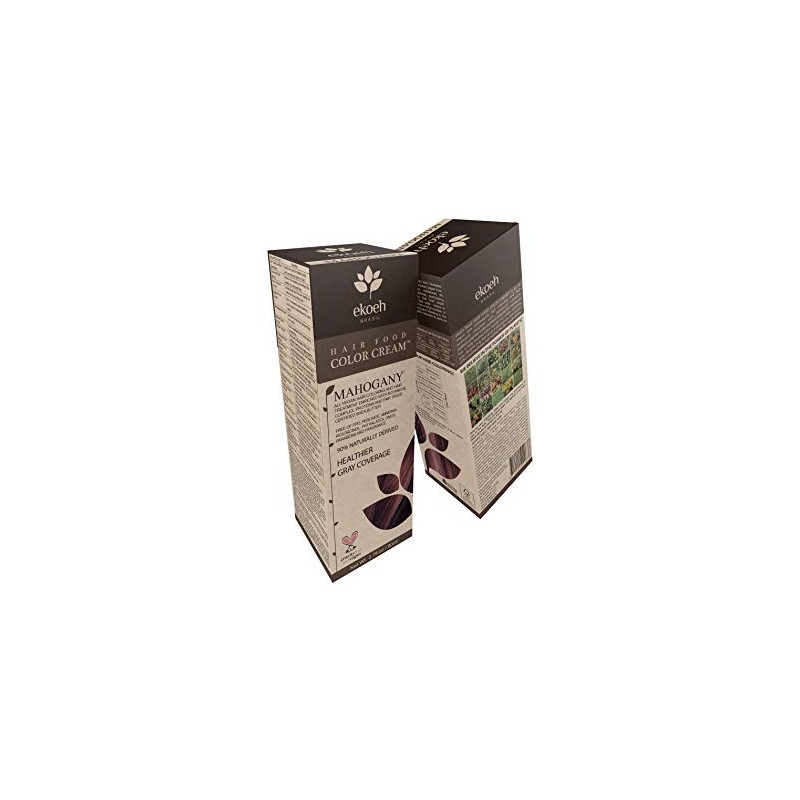 Crema de color para el cabello de caoba Ekoeh Brasil