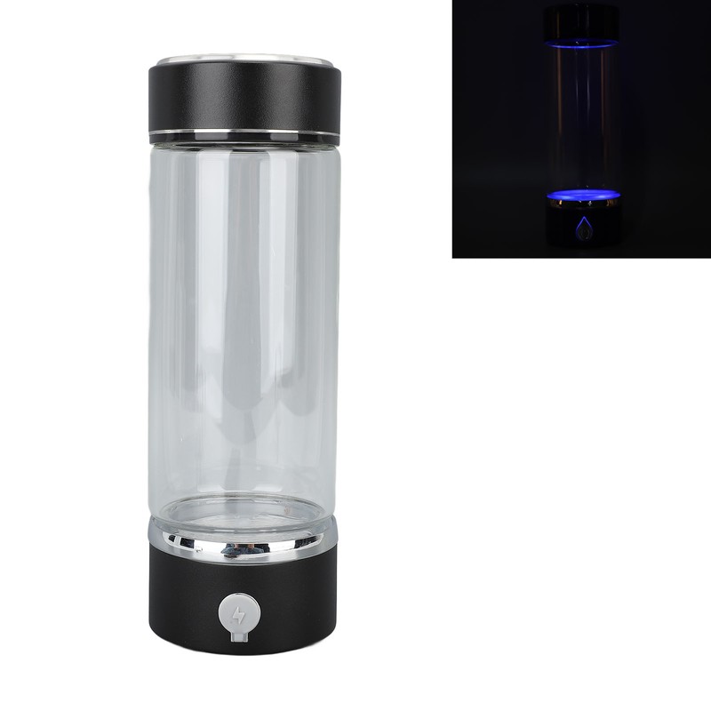 Hydrogen Water Bottle 420ml PCTG PEM SPE Technology Rechargeable Portable