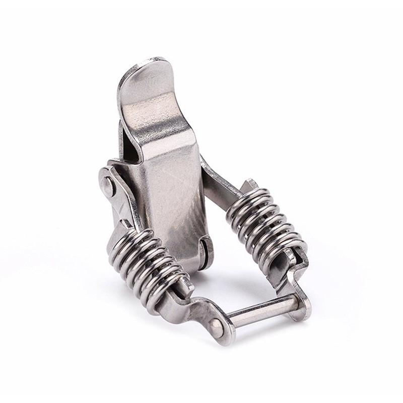 90 Degrees spring hasp Toolbox toggle latches lock，Stainless steel 304