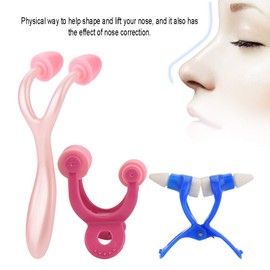 Nose Clip,Nose Up Lifting Shaping Clip for Nose Lifter Straightener Safety Silicone Clipper Nose Shaper Beauty Tool Set Pain Nose High Up Tool Nose clamp (A)