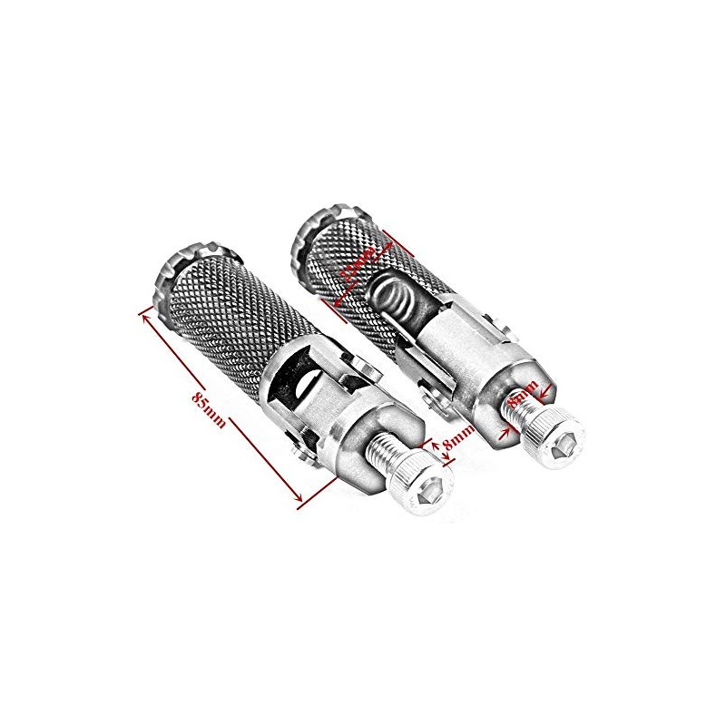 Szmsmy Motorcycle CNC Universal Footrest Footrest Folding Foot Peg Rear
