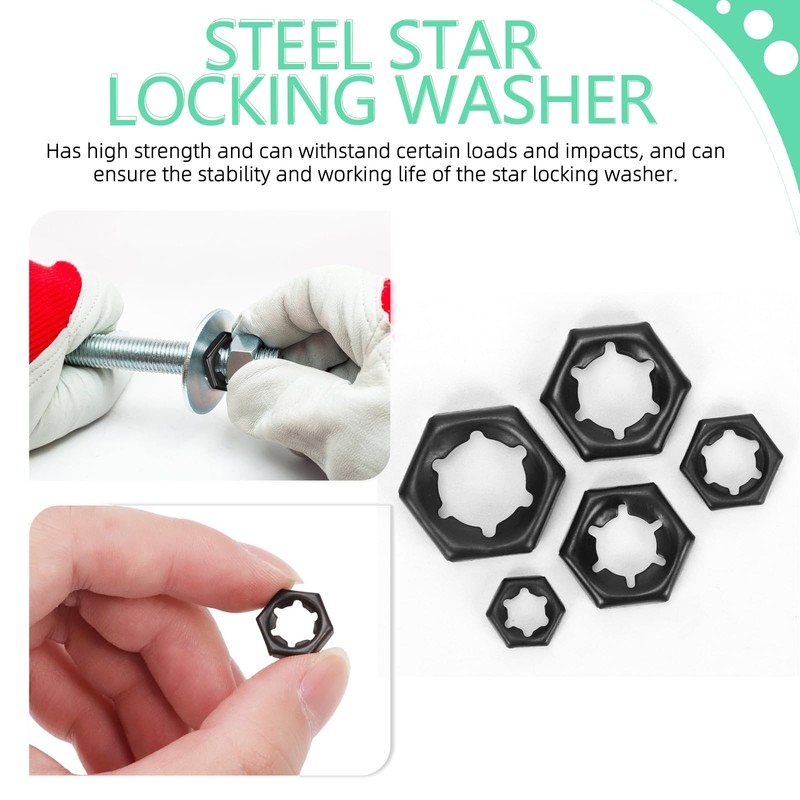 Keadic 105 Stück Push On Lock Nuts Sortiment Kit, interne