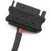 CRJ SATA Power 15-Pin Male to SATA 6-Pin Slimline Sleeved