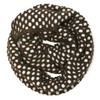 Wrapables Dottie Infinity Acrylic Knit Scarf Winter Circle Scarf, Brown/White