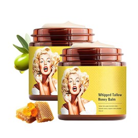 Crema Original, 120g Crema Original Facia, Beef Tallow for Skin, Honey Sebo de res Rostro Cuerpo Hidratante de Res Batido y Miel, Apto Para todo Tipo 