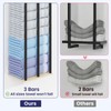Wall Mounted Towel Racks for Bathroom with Shelf, Oak