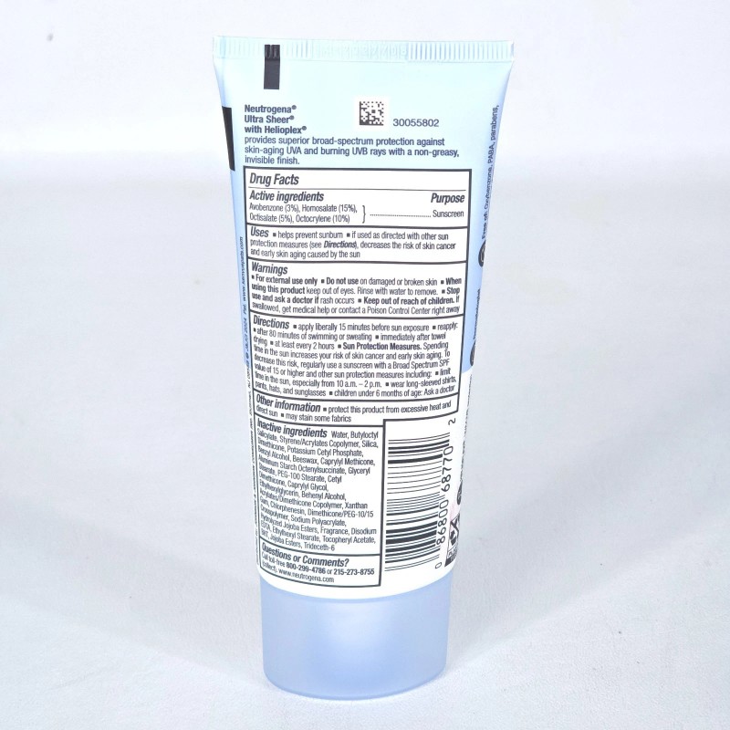 Neutrogena 2x Ultra Sheer Dry-Touch SPF 70 Sunscreen 3 oz