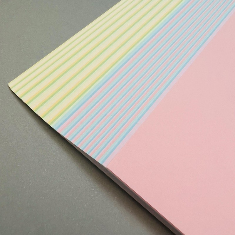 10 Pastel Colors Origami Paper 80 Sheets, 6 inches Square,