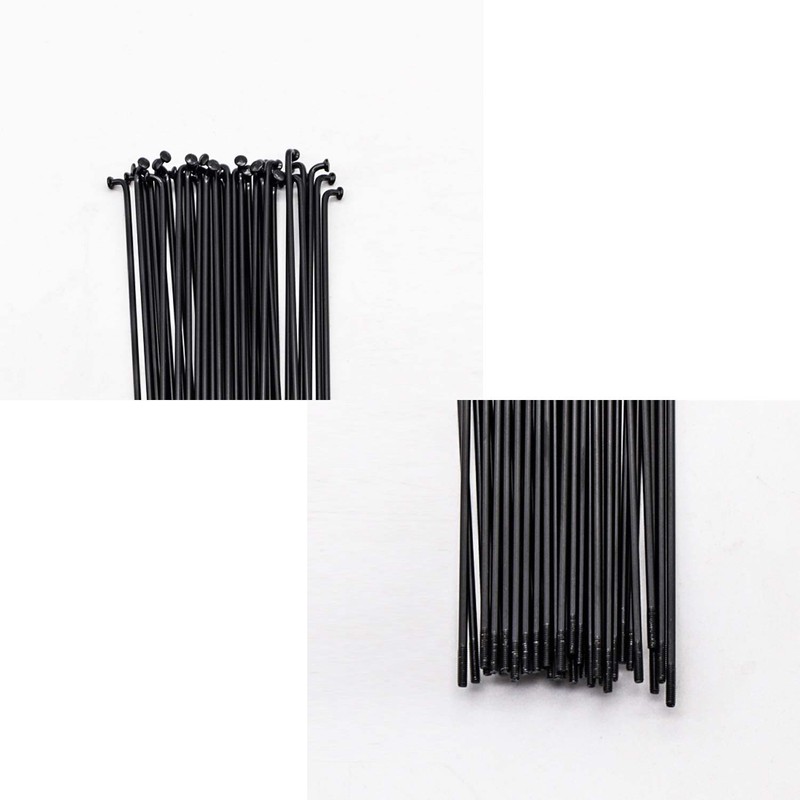 SENQI 36 Pcs Steel Stainless Steel Bicycle Spokes 80mm-297mm with