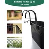 vensovo Metal Railing Planter for Outdoor Plants - 5 Pack