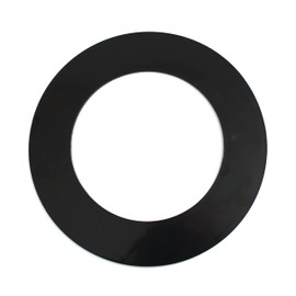 Black Trim Rings Plastic Ring 8" Inch Recessed Light Ring for Can Lights Lightening Fixture (1 Trim Ring)