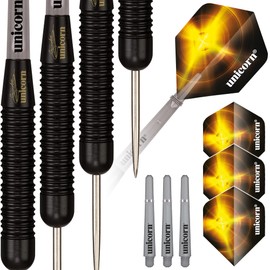 Unicorn Gary Anderson Darts, Black Brass , 25 g