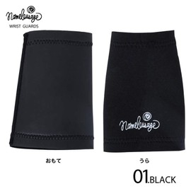 Namelessage NAWG-1899 BLK Waterproof Wrist Gaiter, Wrist Guard, Men's, Women's, 1 Pair of Hands, 2 Sizes, ML, Wrist Guard, Rainwear, Rain Suit, Rain Cover, Kappa, Rain Pants, Compact, Heavy Rainfall,