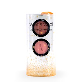 Wet n Wild Merry Blushmas Set, Powder Blush Makeup Set, Buildable Sheer to Bold Blush, with Velvety-soft Pressed Powder Formula, for a Healthy-looking Flush of Silky Smooth Colour