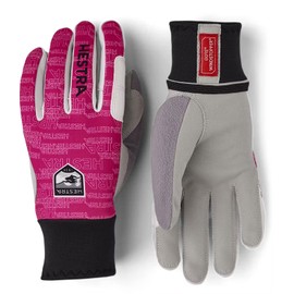 Hestra Windstopper Touring 5-Finger Glove - Fuchsia Print - 6