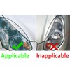 2pcs Carbon Fiber Headlight Eyebrows Left Right Glossy 3K Twill