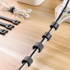 Reusable Cable Ties 100pcs, Adjustable 6 Inch Wire Organizer Ties,