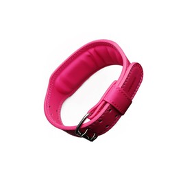 UPPPER Weight Lifting Belt - Double Prong 4” to 2.5” Tapered Premium Lifting Belt for Men and Women - Ultimate Back Support For Weightlifting and Powerlifting | Premium Fitness Gear (Neon Pink, Large)