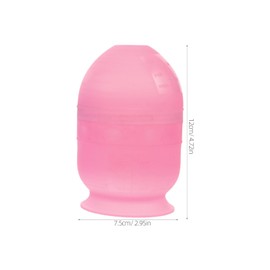 Minkissy 3pcs Hair Dye Mixing Cup Plastic Bowls Fine Scale for Accurate Measurements Easy to Clean Hair Coloring Accessory Pink Purple Blue