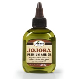 Difeel Aceite natural premium para el cabello, aceite de jojoba, 2.5 onzas (paquete de 2)