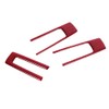 3Pcs Steering Wheel Frame Sticker Carbon Fiber Button Cover Trim