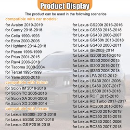 Tuxihapp 10PCS Car Hex Head Screw Bolt, Bumper Cover Splash Shield Screw Replacement OEM 90159-60498, Car Fenders Liner Bolt, Vehicle Mud Guard Fastener Accessories for Camry Highlander RAV4