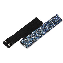 NiceYnn Womens Sparkle Rhinestone Belt Wide Waist Diamante Elastic Belts Bling Glitter Crystal Stretch Cinch Waistband Cincher for Ladies Dress Jumpsuit Shirt Coat