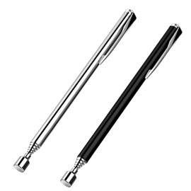Amaxiu 2PCS Telescoping Magnetic Pick Up Tool with Pocket Clip, 1.5Lb Extendable Metal Magnetic Grabber Tools Magnetic Pen Magnetic Stick Gadget For Picking Up Bolts Screws Nuts Pins