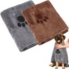 2 Pack Dog Towels for Drying Dogs, Microfibre Super Absorbent