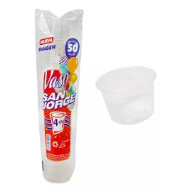 San Jorge 1000 Vasos Plastico Desechable 4ch Facturamos Envio Full