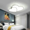 YIYIBYUS Modern Heart Shaped Ceiling Light, Crystal Flush Mount Led
