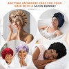 Gorro de Dormir de Seda para El Cabello Largo Bonnet