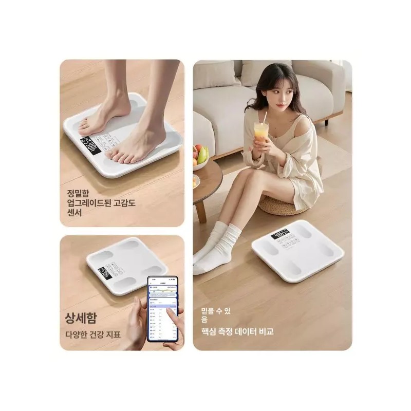 Sunny Global 써니글로벌 체중계 가정용 몸무게 정확한 바디체중계 [마차그린 미지아