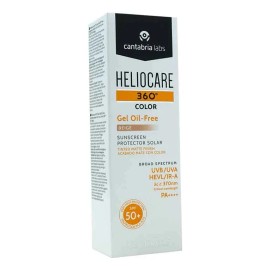 Heliocare 360 Gel Color Beige Aceite Spf50 50ml Pack De2