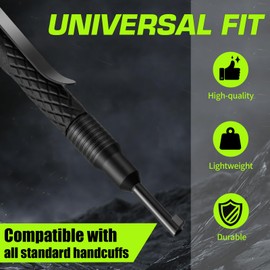 Universal Pocket Handcuff Key, Pocket Cuff Key Strong Polymer Finish Compatible with All Standard Hand Cuffs
