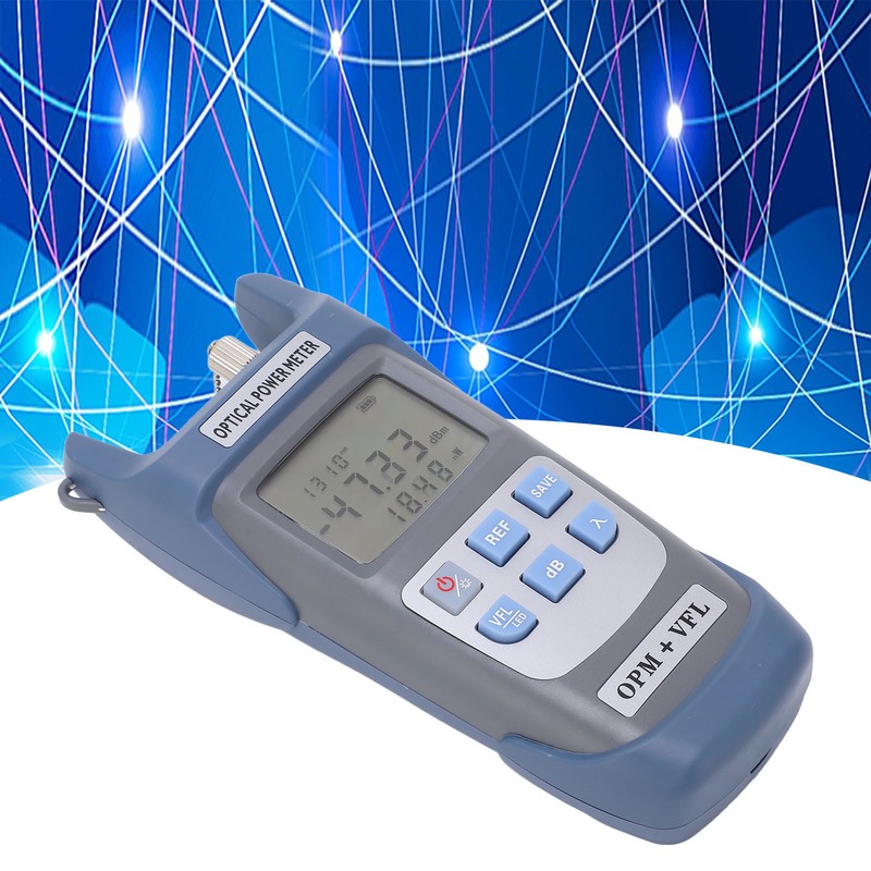 Fiber Optical Power Meter Efficient Accurate Wide Range 1MW 5KM