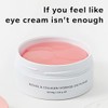 Parches para ojos de hidrogel de retinol y colágeno, Rosado