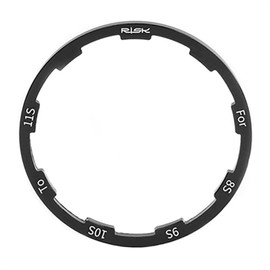 VANICE Bicycle Grooved Hub Washer Flywheel Cassette Spacer Freehub Gasket for MTB Road Bike 7/8/9/10/11S, Various Size Options of 1/1.5/2/1.85/2.18/2.35mm