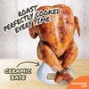 Sittin' Turkey Ceramic Beer Can Roaster & Steamer- Easily Infuse