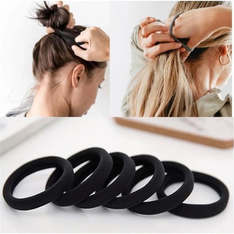 72 Piezas Ligas para Peinar el Cabello, Donas para Cabello